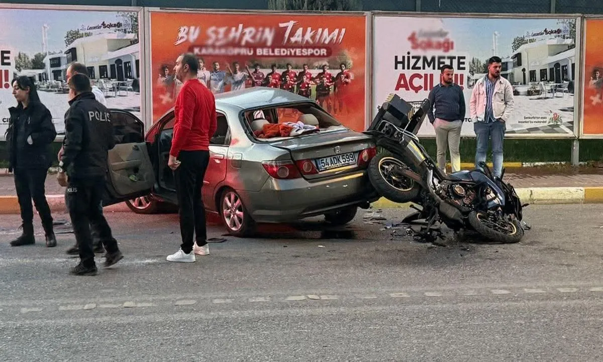 Şanlıurfada Akşam Saatlerinde Korkutan Kaza